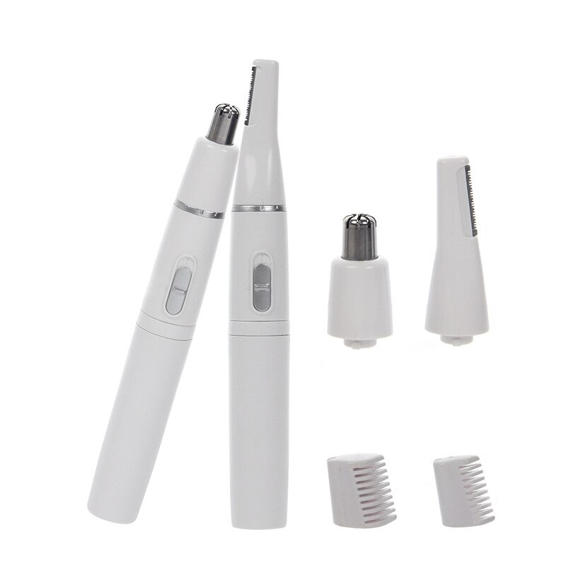2-In-1 Facial Hair Trimmer Neus Oor Haar Scheerapparaat Trimmer Wenkbrauw Schraper Veilig Face Care Razor cleaner Voor Mannen Vrouwen