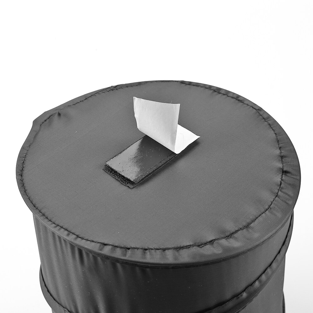 Portable Folding Household Garbage Bin Double Layer Oxford Cloth Waterproof Storage Bucket Car Waste Bin Trash Can for Home