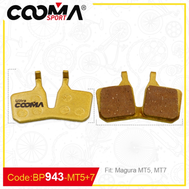 4 pares 8 piezas de pastillas de freno de disco de ciclismo para SHIMANO SRAM AVID HAYES Magura Formula y scooter, dorado: Gris oscuro