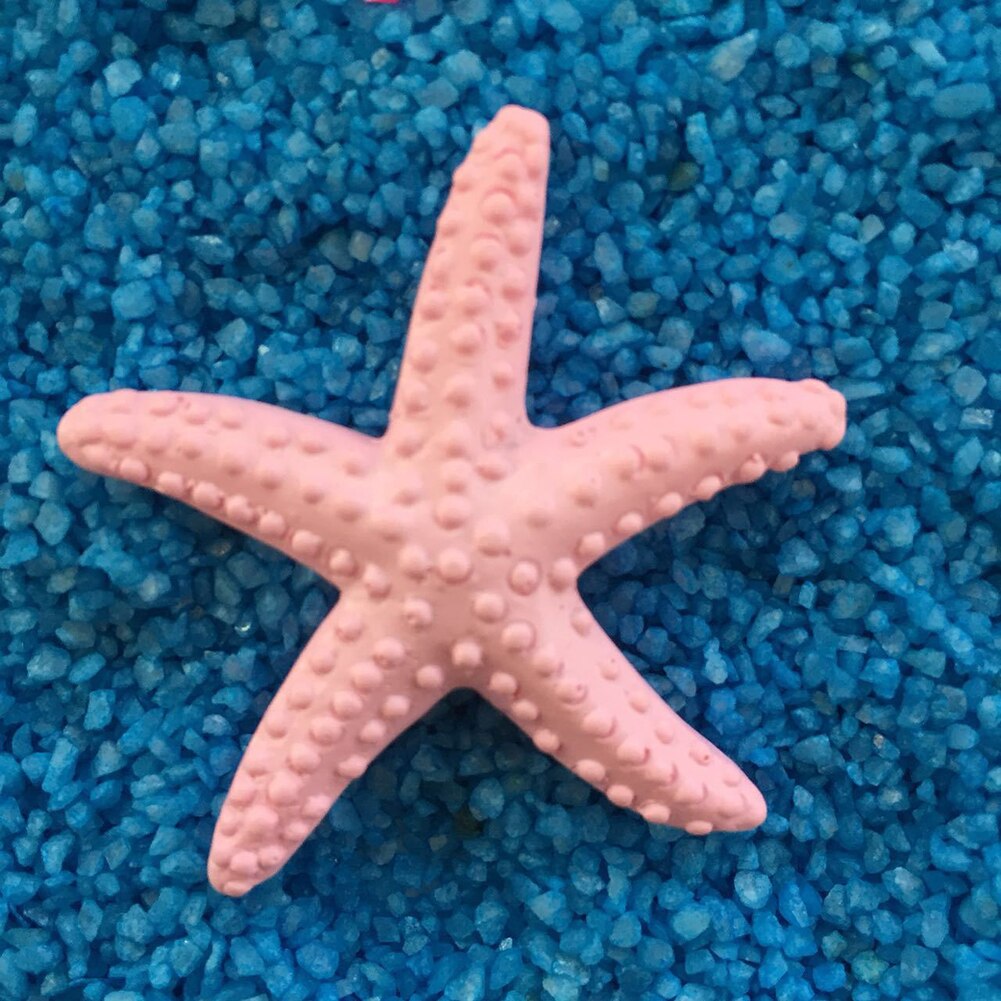 Eco-friendly Plastic Beach Coastal Simulation Starfish DIY Craft Ornament Starfish Sea Party Decorations Nautical Home Decor