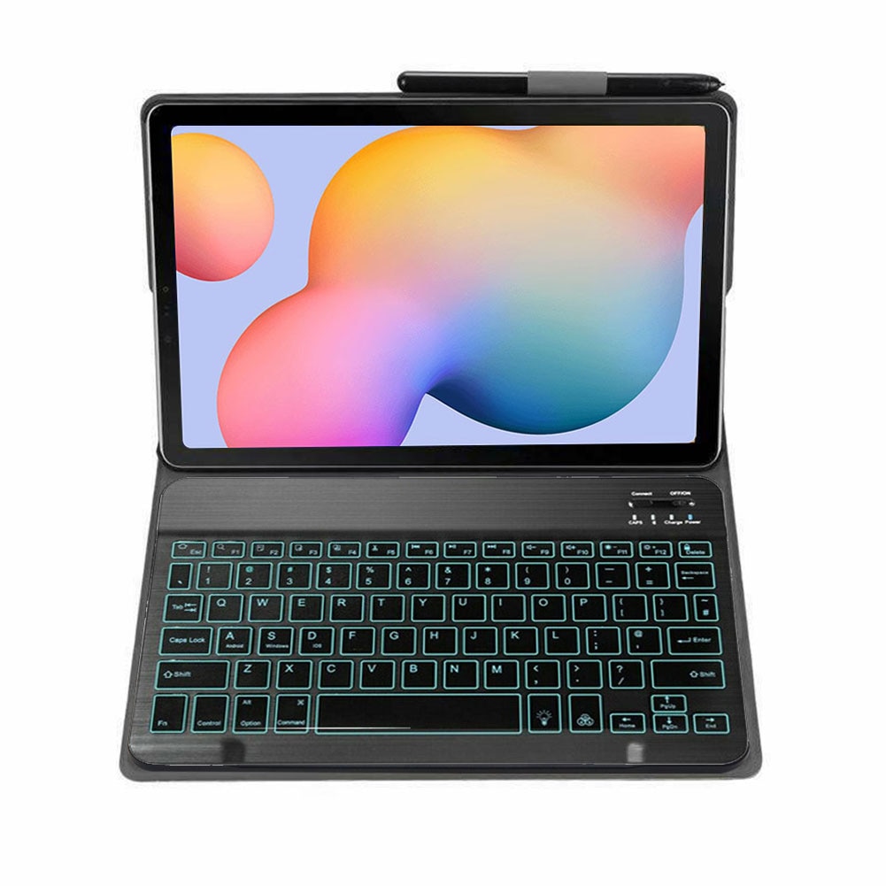 Bluetooth Backlight Keyboard Case For Samsung Galaxy Tab S6 Lite 10.4inch SM-P610 P615 Tablet Stand Cover Wireless Keyboard