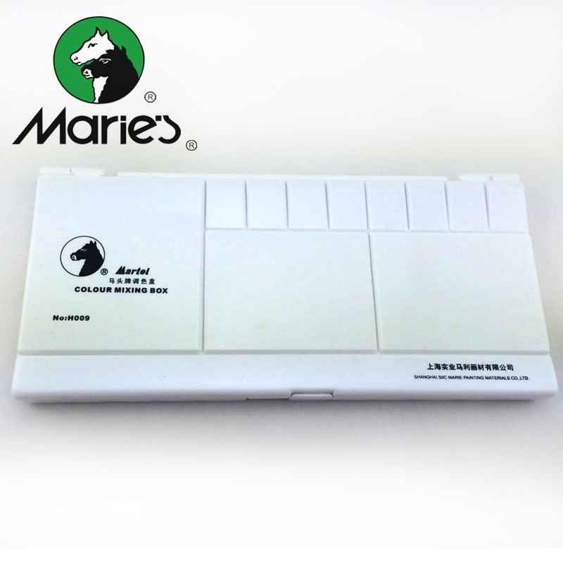 Marley kleur doos H009 multifunctionele palet kleur box/gouache aquarel/acryl/palet