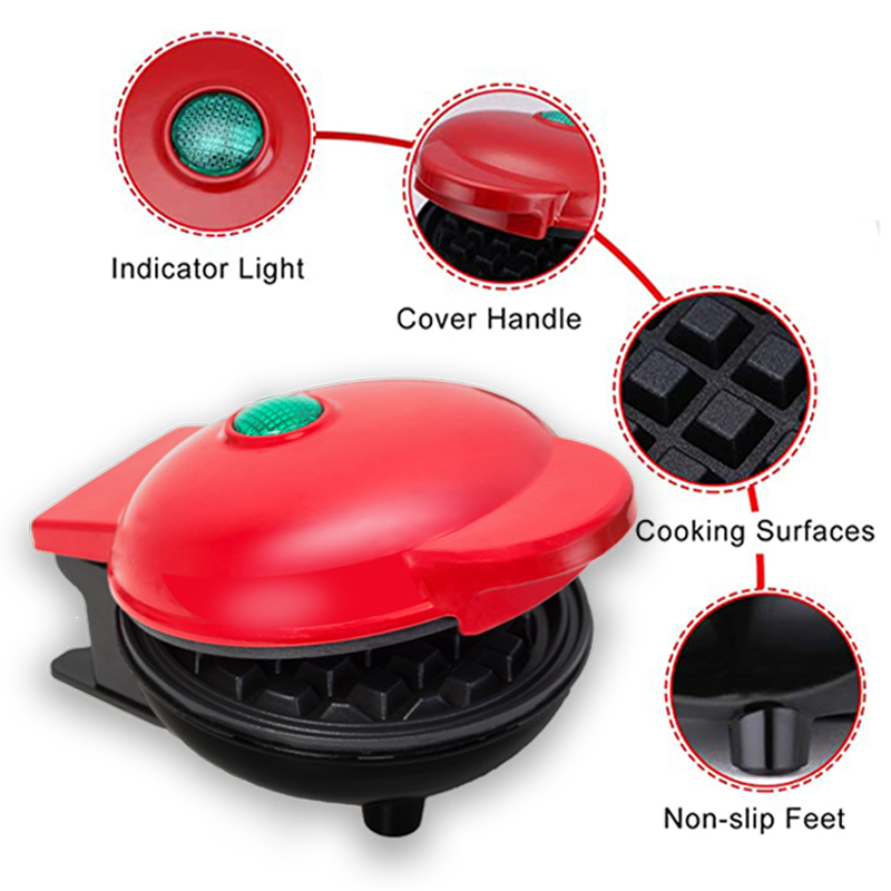Electric Waffle Molds Pot Bakeware Mini Waffles Maker Bubble Egg Cake Oven Breakfast Waffle Machine Egg Cake Oven Pan Eggette