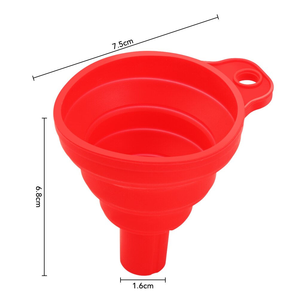 Collapsible Silicone Car Engine Funnel for Chevrolet Cruze TRAX Aveo Sonic Lova Sail Equinox Captiva Volt Camaro