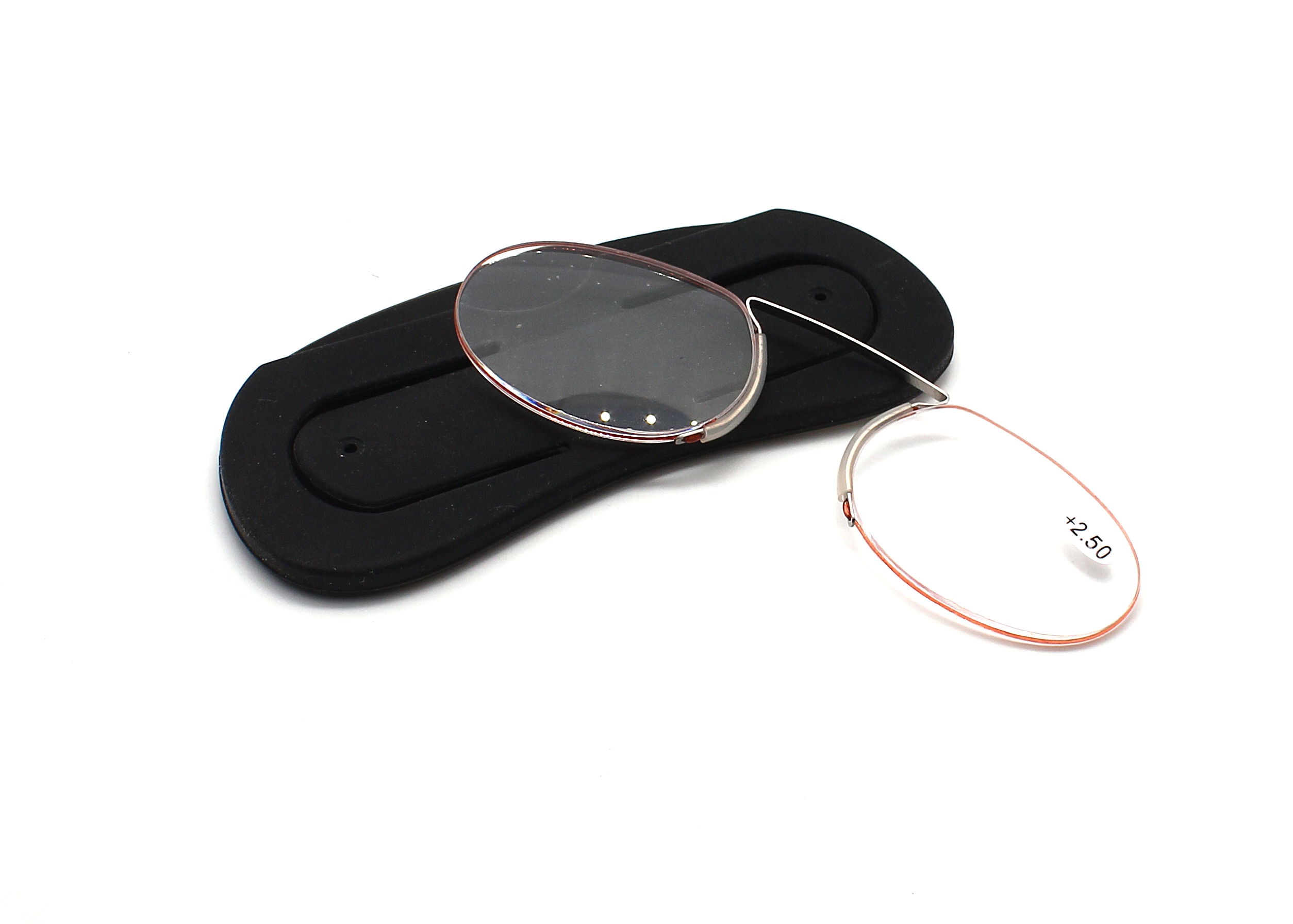 Pince-nez Mini Nose Women Readers Mens Reading Glasses Man Presbyopia Glasses 1.0 1.5 2.0 2.5 3.0: +150 / Red
