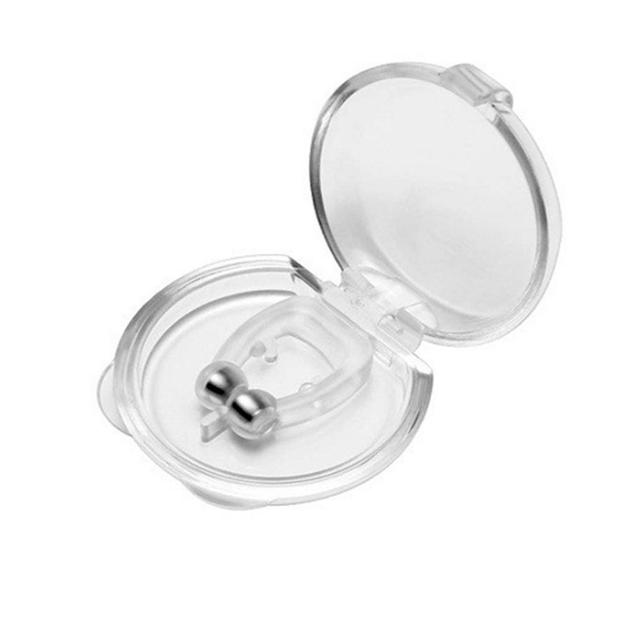 Siliconen Neus Clip Magnetische Anti Snore Stopper Snurken Stille Slaap Steun Apparaat Guard Night Anti Snurken Apparaat Gezondheidszorg: 1pcs