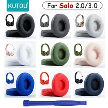 KUTOU Oorkussen Voor Beats Solo 2 Solo 2 Oorkussen Solo 3 Solo 3 Hoofdtelefoon Oorkussens Oorschelpen Vervangende Onderdelen Headset Foam Pad