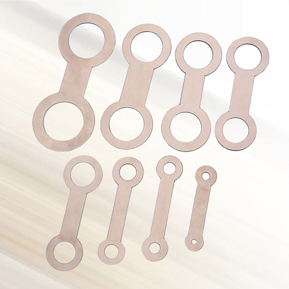 8-Piece Saxophone Pad Leveling Rings Set - Saxophone & Flute Repair Tool