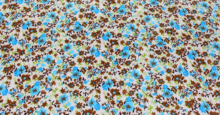 Tissu satiné 100% Polyester à imprimé floral, doux et brillant, pour doublure de robe et de chemise à la: Pattern 1