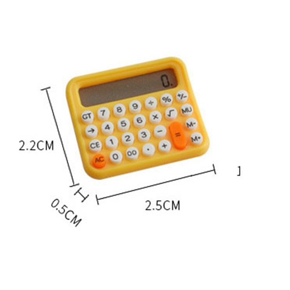 1:12 Dollhouse Calculator Electronic Calculator Model Micro life Simulation Furniture Decor School Supplies Miniature Accessory