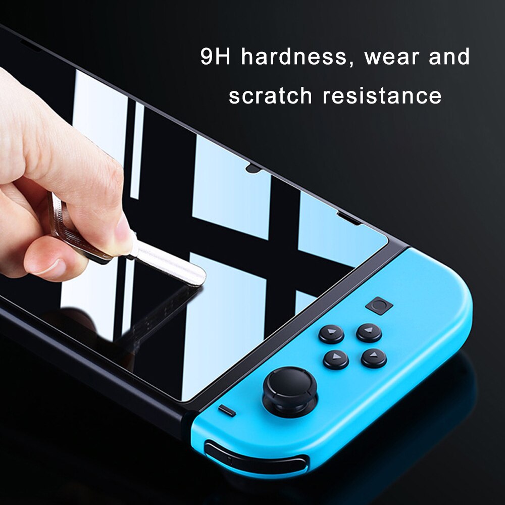 2pcs Switch Screen Protection 9H Tempered Glass Film Switch Tempered Glass For Nintendos Screen Protector Verre Trempe Switch