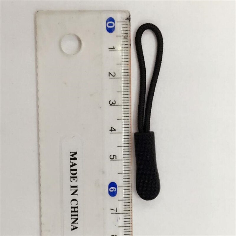 10Pcs Tas Accessoires Rits Puller End Fit Touw Tag Fixer Zip Cord Tab Vervanging Clip Gebroken Gesp Reistas koffer Tent