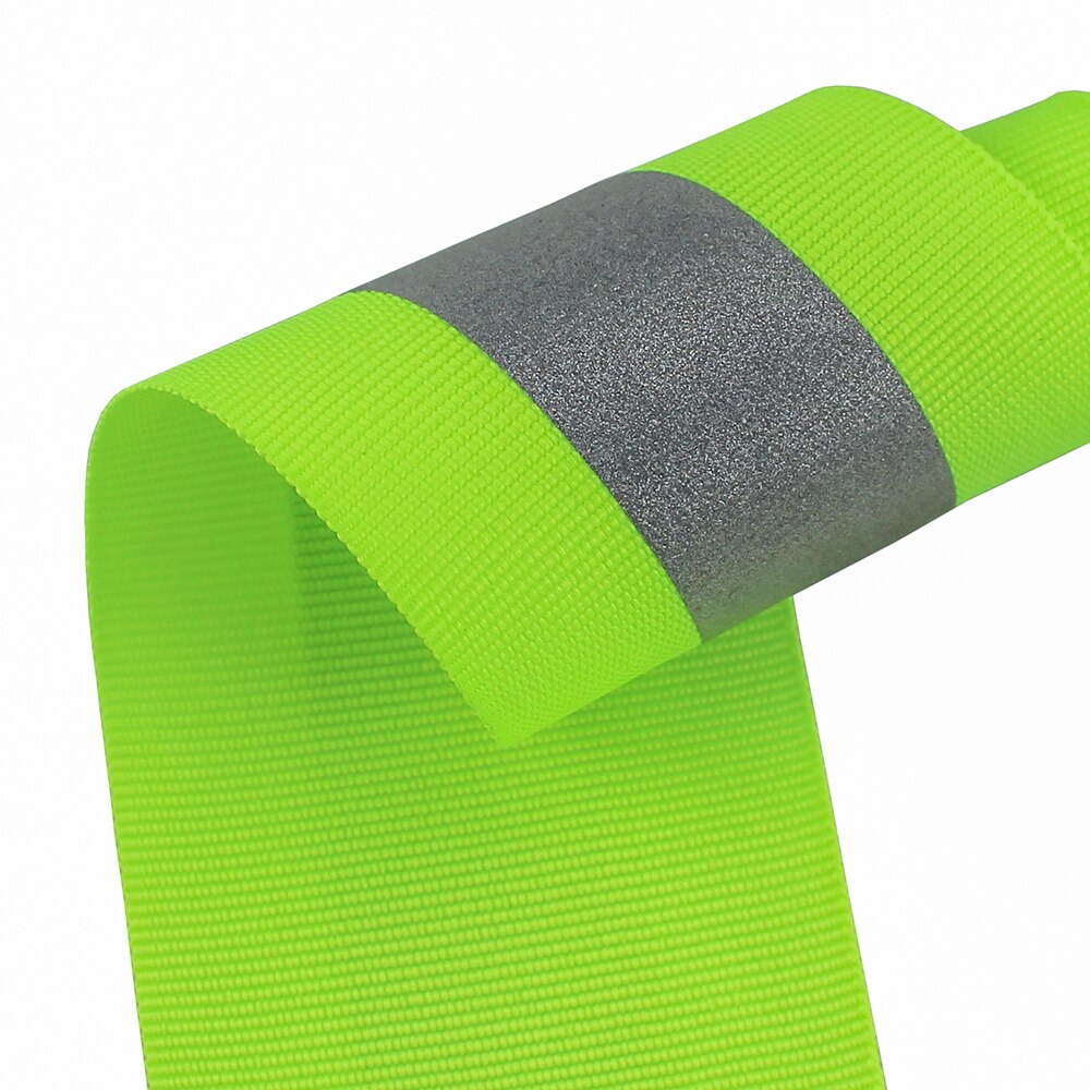 Sew On Silver Reflective Tape for Chothing Safety Fabric Webbing Trim Strip 5cm x 2cm x 2m