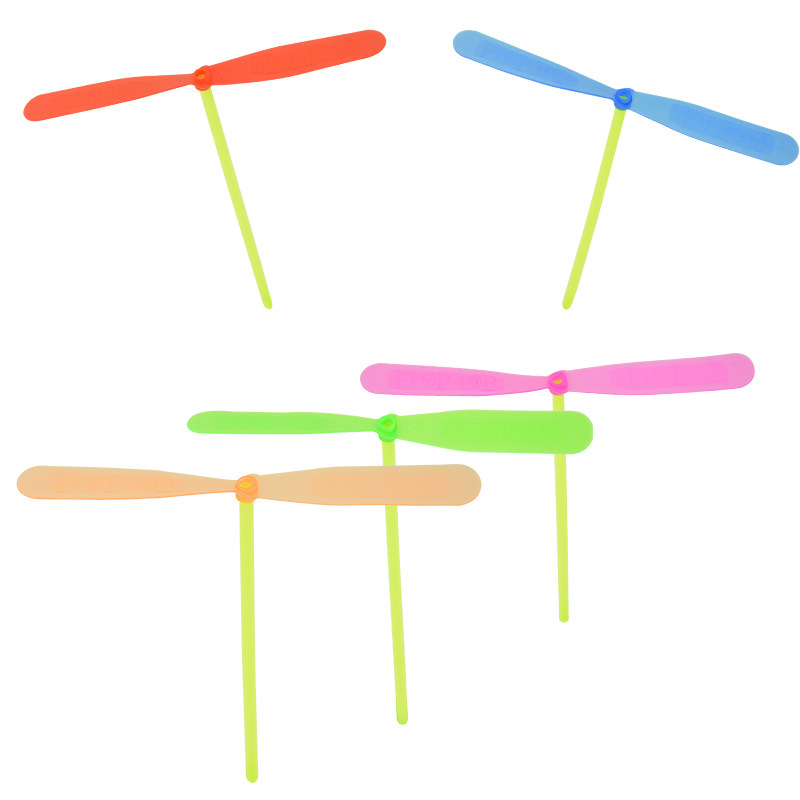 Youne shone, hélicoptère en plastique, libellule volant, hélicoptère classique, jouets d'extérieur traditionnels pour enfants, jeu pour bébés, flèches en spirale