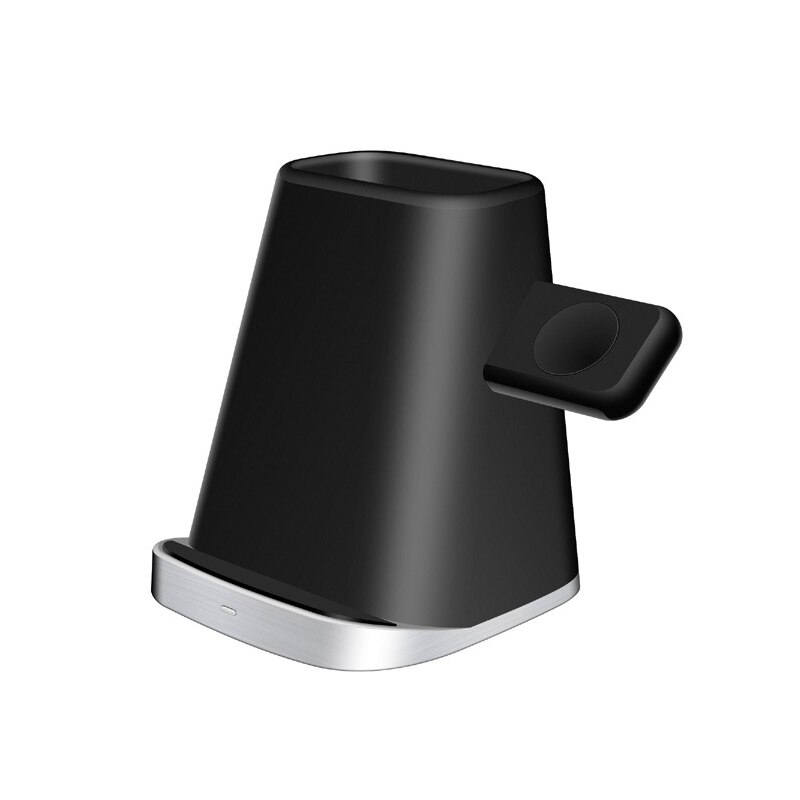 3 In 1 Qi Draadloze Oplader Voor Iphone 10W Snelle Draadloze Oplader Dock Station Voor Apple Horloge 2 3 4 Voor Airpods Oplader Houder