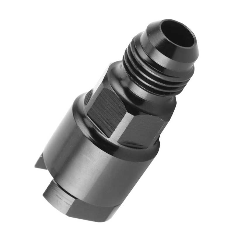 Torque Solution Locking Quick Disconnect Adapter Fitting: 5/16in SAE to -6AN Male Flare main image 0
