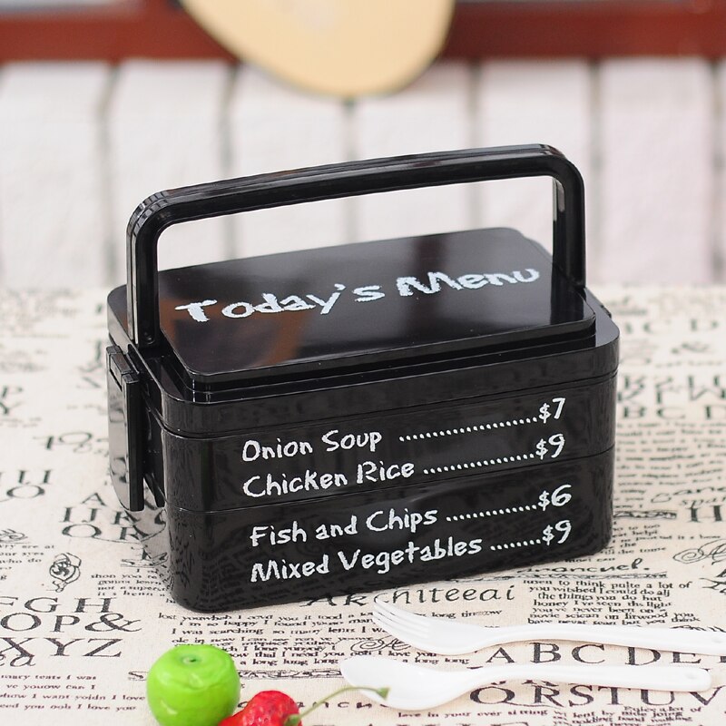 TUUTH Healthy Portable Lunch Box Multi-layer Microwave Heating Bento Boxes High Capacity Food Container Dinner Lunchbox Cutlery