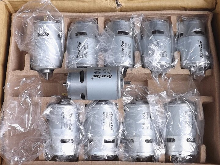 775 Motor Double-Ball Bearing High Speed Large Torque DC Motor Motor Blow Dryer Motor 12V24V