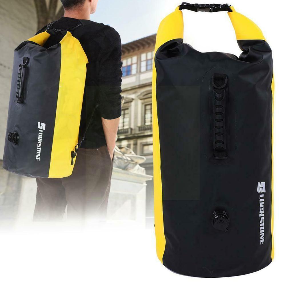 Outdoor Floating Bag 60l Waterproof And Inflatable Large Camping Sports Backpack Water Backpack River Capacity Rafting B0v7