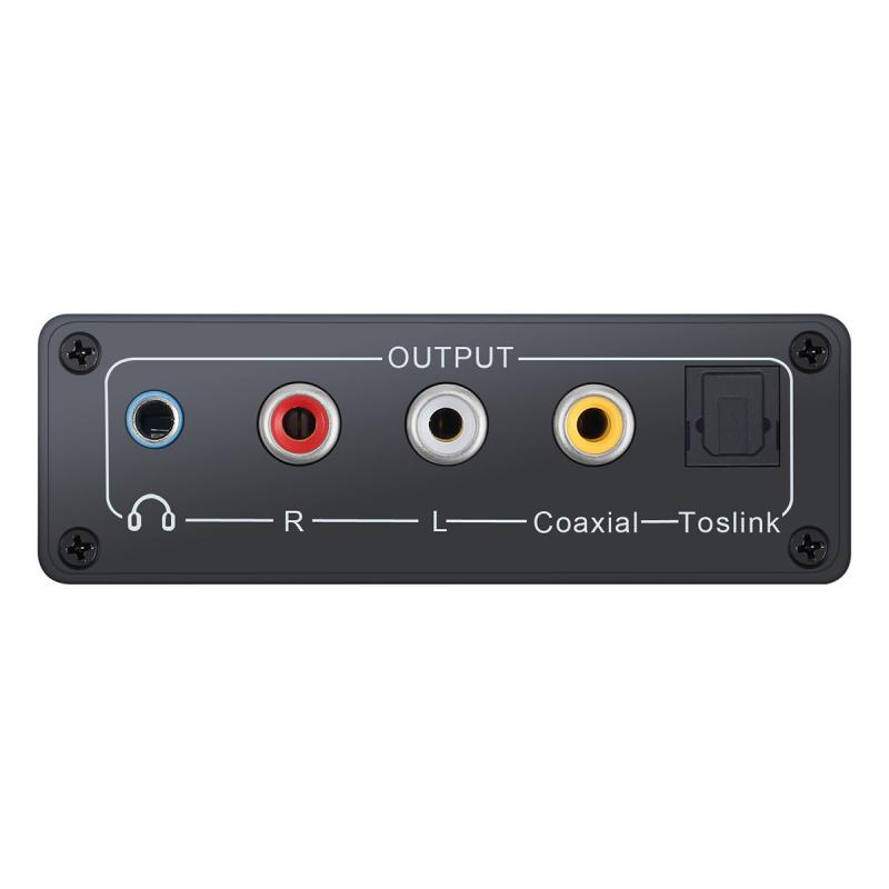 Usb dac smsl HiFi Digital Optical Koaxial zu TosLink Analog LR RCA 3,5mm Jack Audio Konverter richt
