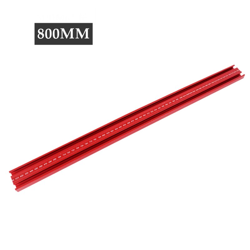 Track Saw Rail Parallel Guide Rail 300-1800mm Aluminium Alloy T-track Slot Woodworking Auxiliary Track: 800mm