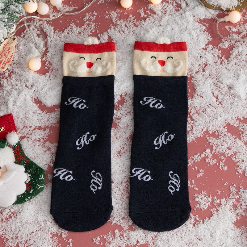 Kerstsokken dier cartoon vrouw schattig kerstman kerstboom sokken kawaii voor thuis ornament jaar kerst kind: 13