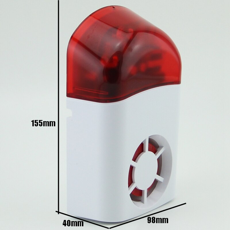 sans fil étanche externe Flash Led stroboscope sirène extérieure pour la maison G2B O2B GSM système d'alarme (prise ue)