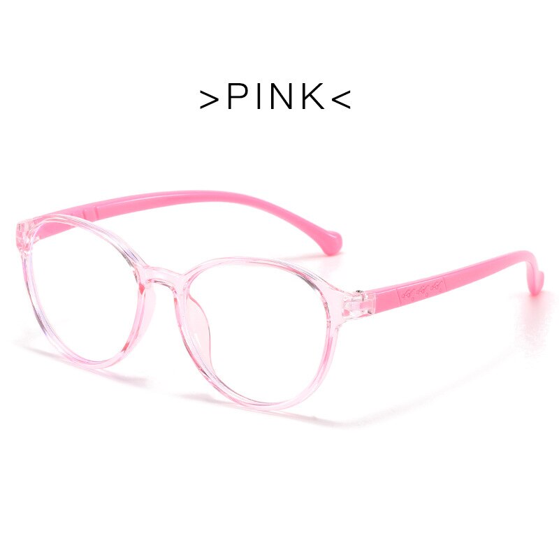 Montatura flessibile occhiali anti radiazioni occhiali per computer per bambini anti luce blu per bambini proteggi gli occhi occhiali LL @ 17: rosa