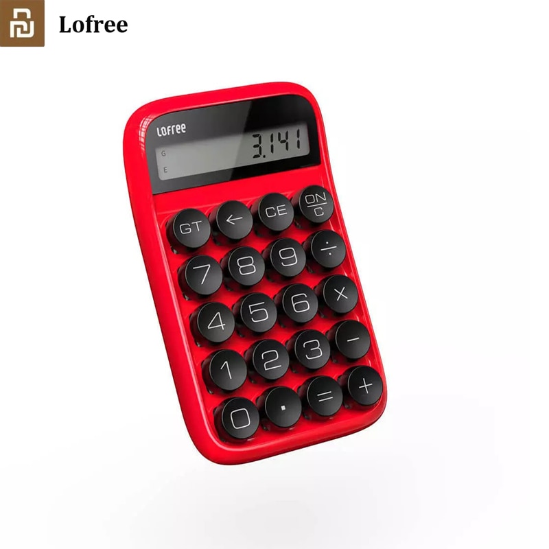 Youpin Lofree Candy Bean Calculator Portable Mini 10 Bits LCD Screen Calculator For School Exam Office Business Stationery