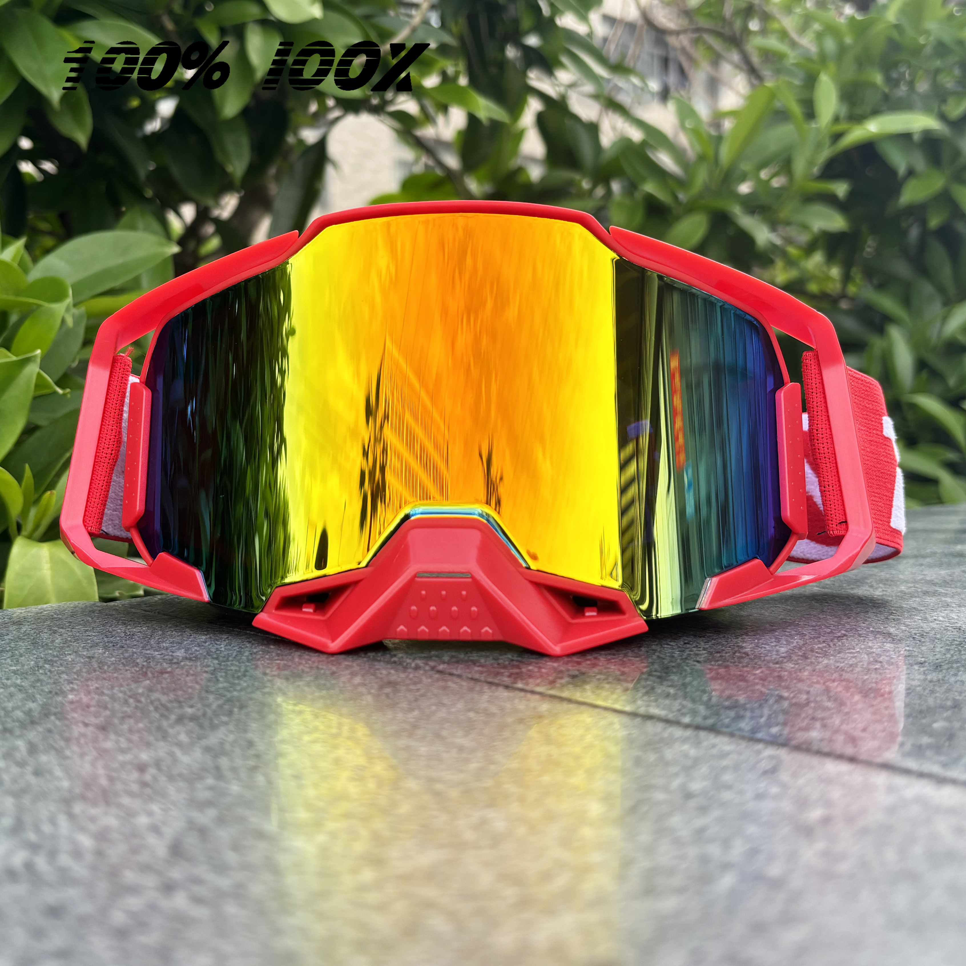 motorbril Brillen Off Road MX MTB Motocross Bril Downhill Fietsen Crossmotor Racing sport Beschermingsbril: WHITE