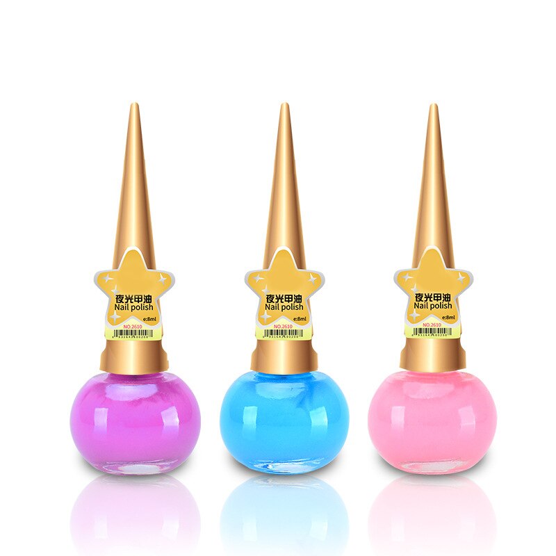 14ML Glow in The Dark Neon Paint Color Fluorescent Nail Polish Varnish Luminous Nail Art Manicure KG66