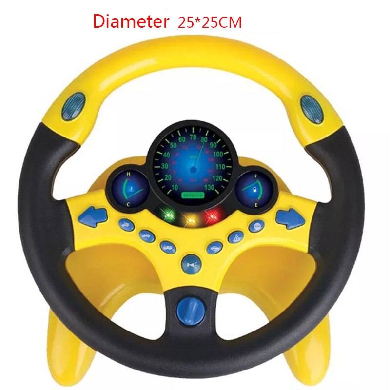 Volant copilote pour enfant, jouet éducatif pour bébé, Simulation du son et de la lumière, jouet de direction, voiture pour enfant en âge préscolaire,