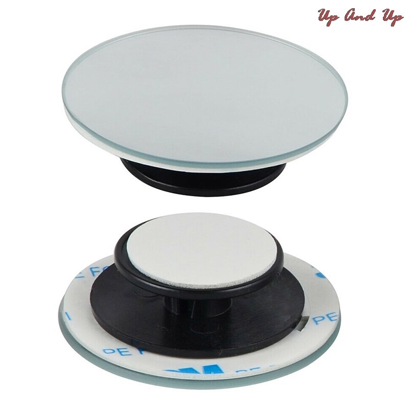 1Pc/2pcs Car 360 Degree Wide Angle Convex Mirror Small Round Side Blindspot Rearview Parking Mirror Framless Blind Spot Mirror