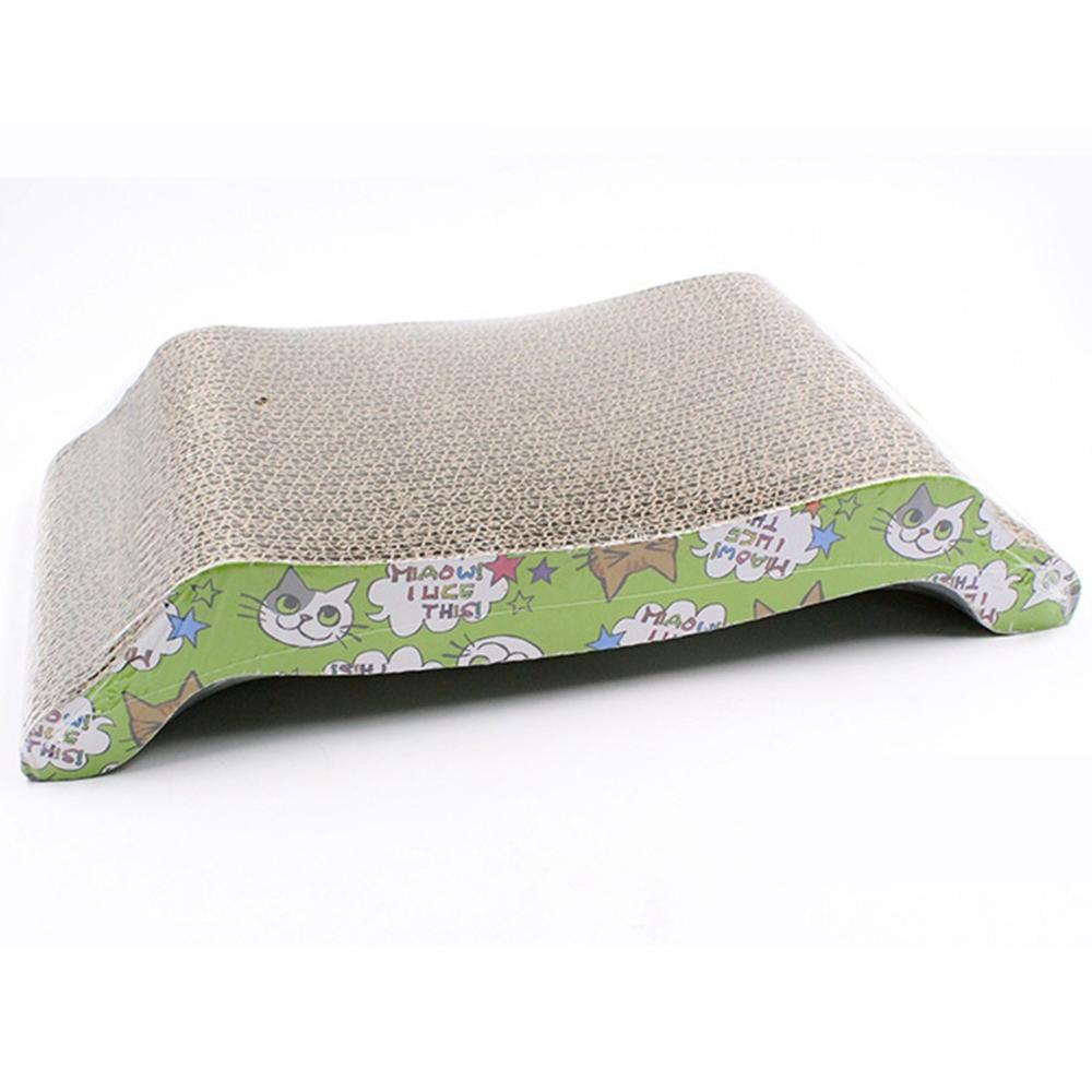 6 Style Corrugated Paper Cats Scratch Board Grinding Nails Interactive Protecting Furniture Cat Toy Large Size Cat Scratcher Toy: 3
