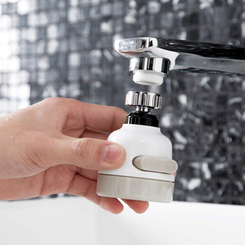 Water Tap Filter Kraan Splash-Proof Keuken Filter 360 Graden Roterende Druk Splash-Proof Verstelbare Tap Accessoire