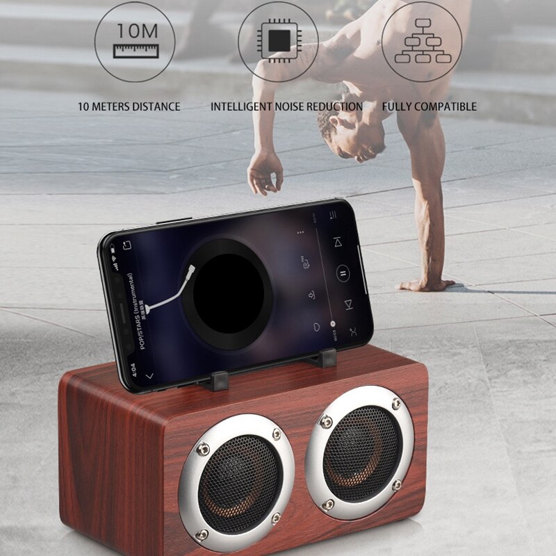 W5B Outdoor Draagbare Handvat Bluetooth Luidspreker Computer Kaarten Versterker Creatieve Audio