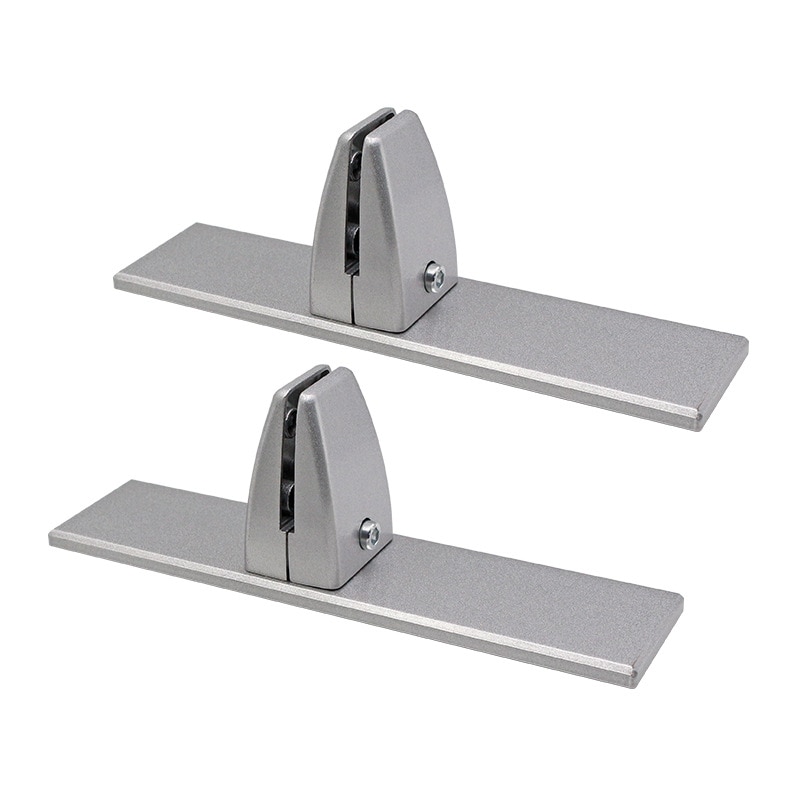 Forlængelse af aluminiumslegering og flytbart skrivebord med flad bund skærmclips akrylramme til fastgørelsesclips: Default Title