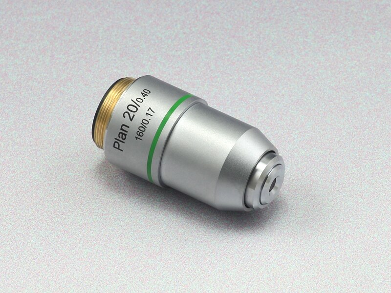 Biological Microscope Plan Objective Lens 4X 10X 20X 40X 60X 100X RMS Thread 160/0.17: TYPE A 20X