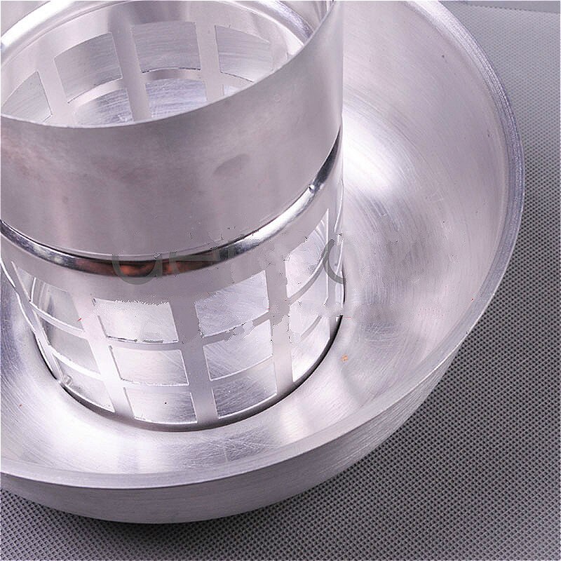 Weatherproof Mushroom Air Vent Roof Vent Cap Cover 5" / 6" Chimney Caps Cover Aluminum Self-color Cowl Vents Roof Cowl Exhaust