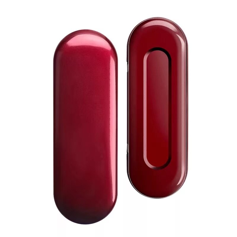 Portable Eyelash Tweezer Storage Box Lash Tweezer Case Makeup Bag Protective Brushes Pencil Eyeliner Case Organizer Eyelash Tool: Red