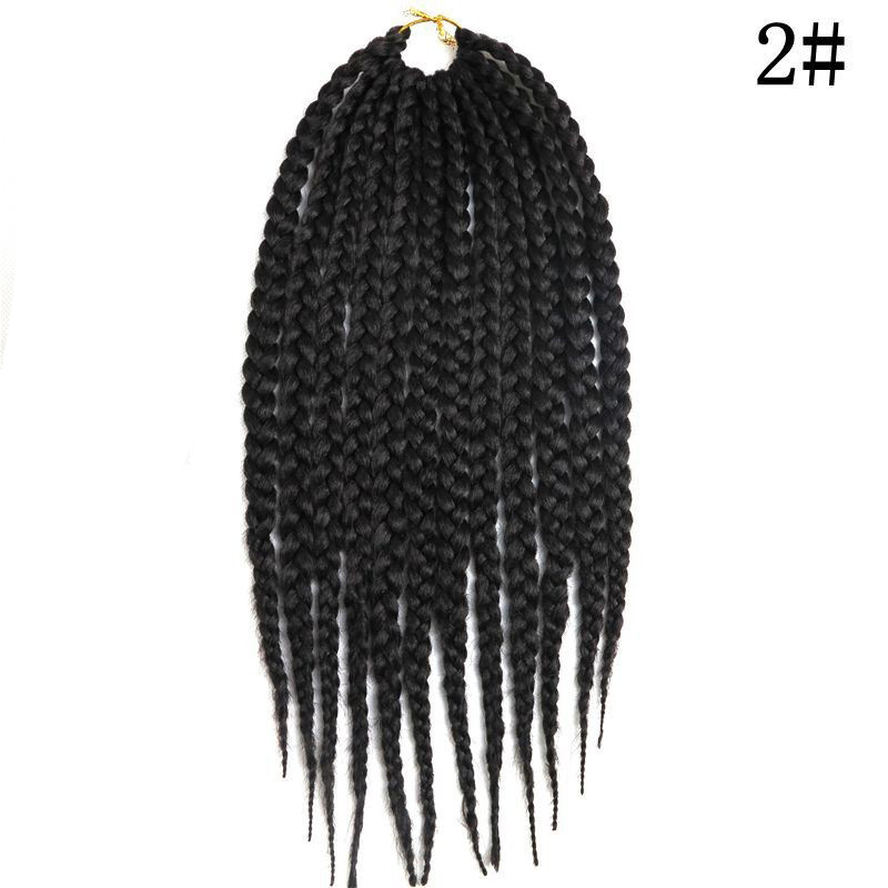 Feibin box hæklede fletninger hair extensions syntetisk fletning hair extension