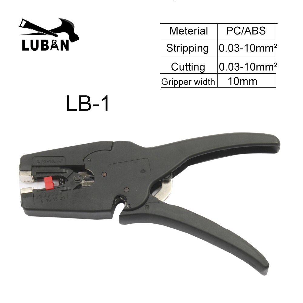HS-D1 D4 D5 Cable Wire Stripper Cutter Crimper Automatic Multifunctional TAB Terminal Crimping Stripping Plier Tools: LB-1