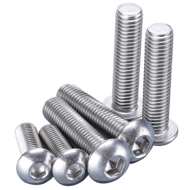 1080 Grain Set Flat Round Head Hexagon Socket Screw Set Pan Head Hexagon Socket Combination Nail