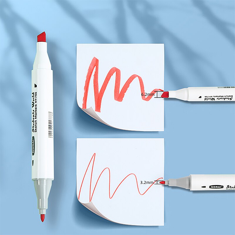 30/40/60/80 Kleuren Schetsen Markers Manga Graffiti Markers Tekening Set Highlighter Voor Sktechbook Scrapbooking Art levert