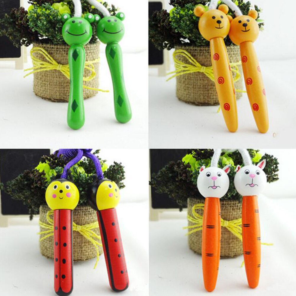 Outdoor Game Cartoon Children Handled Jumping 2.1M Cartoon Children Skipping Rope Skip Skipping Rope Cord Standard Fitness