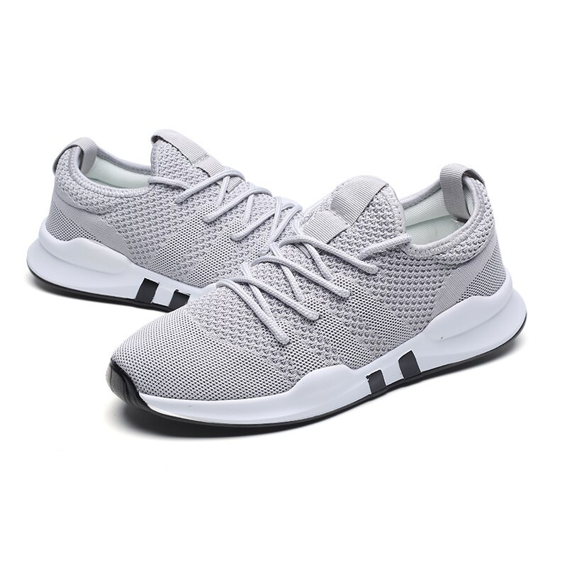 Hvide sneakers mænd tennissko billige slidstærke sportssko tenis masculino mesh åndbart jogging fitness fodtøj til mænd