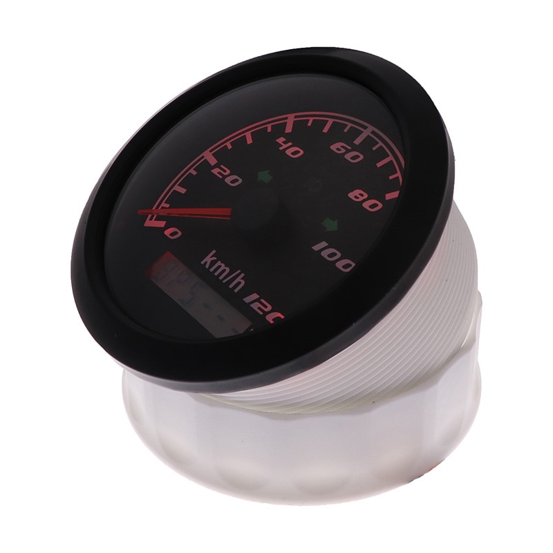 120 KM/H 200 KM/H Speedometer For Car Boat Left Right High Beam Indicator Lights Speed Meter Gauge 12V/24V