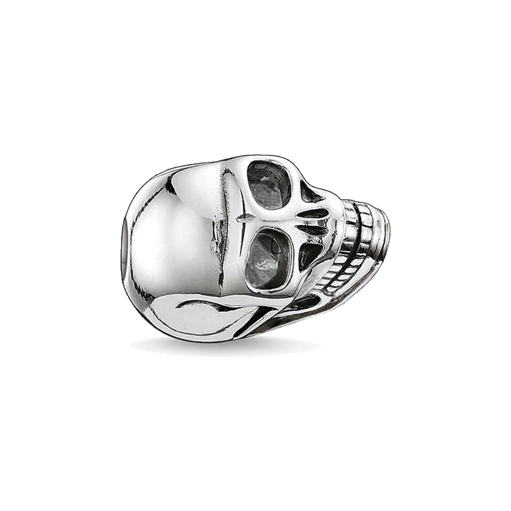 Koraliki Fleur-de-lis Lily Skull, 2019 Rebel Street Beads Pasuje do bransoletki Europa Naszyjnik Karma Charms Biżuteria Akcesoria: Kości słoniowej
