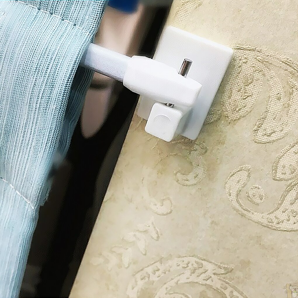 Spring Tension Rod Extendable Curtain Rod Adjustable Firm Bathroom Rod Self-adhesive Cupboard Rod