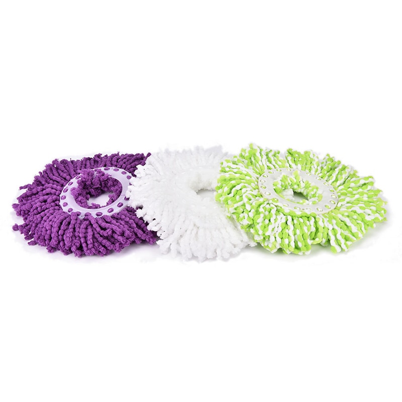 Trapeadores de microfibra para cabeza, 1 unidad, 360 grados, herramientas de limpieza del hogar, recarga para 360 Magic Easy Spin, rotación de repuesto, trapeador automático